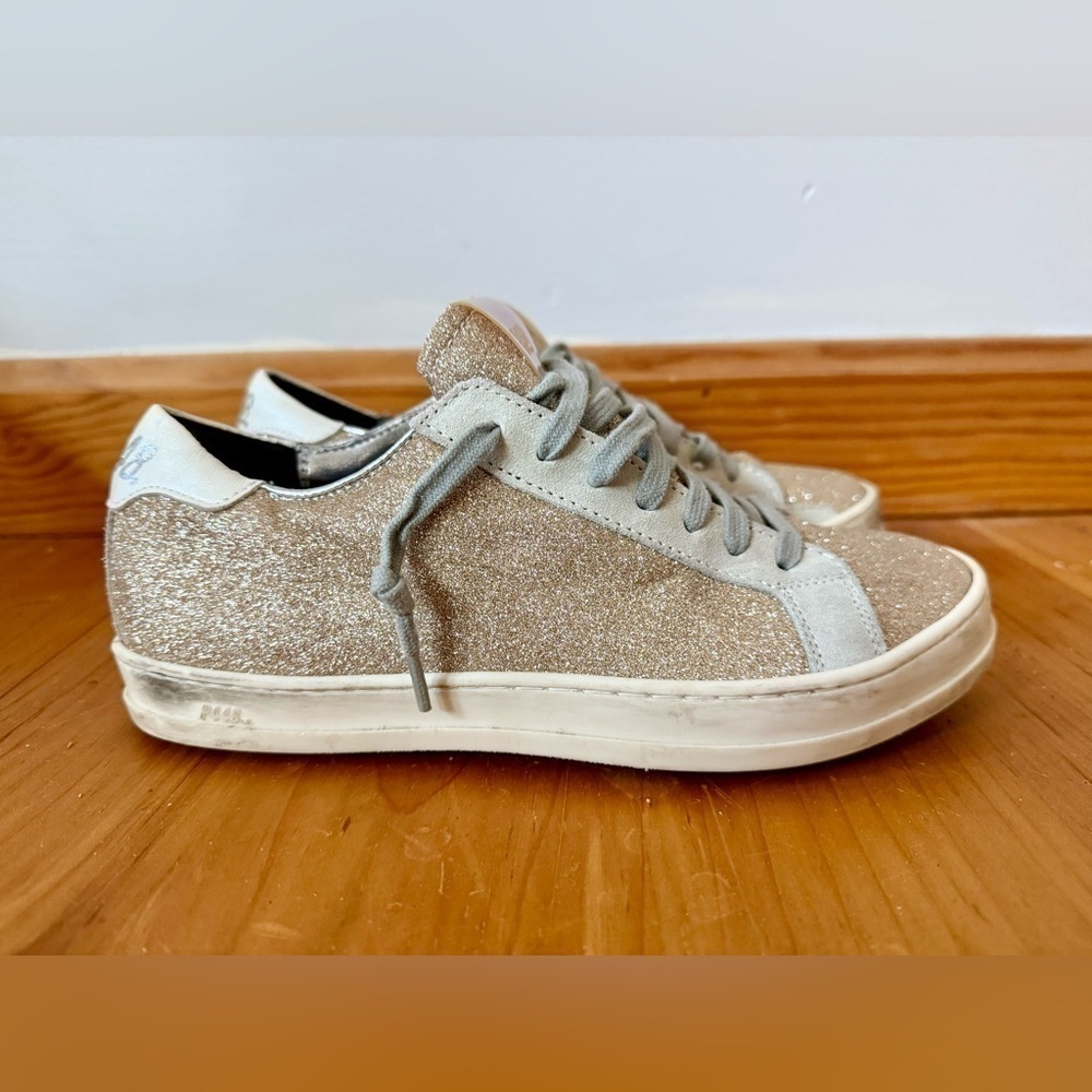 P448 Women's John Glitter Sneakers | Size 5.5 (EU 36)